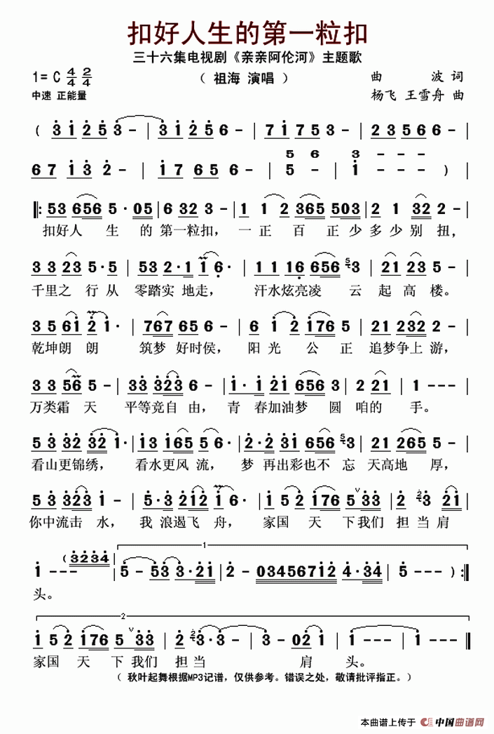 扣好人生的第一粒扣（三十六集电视剧《亲亲阿