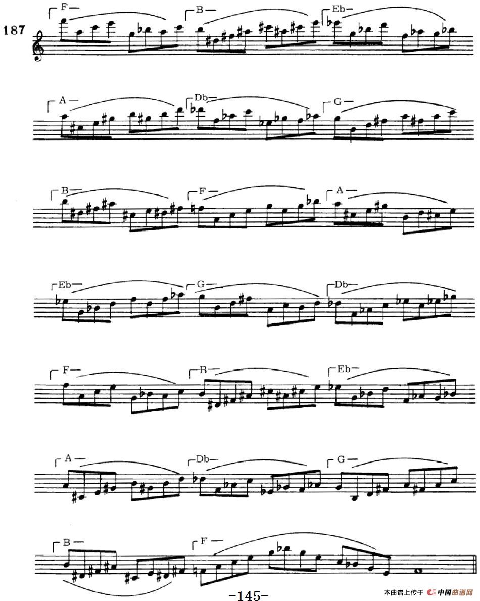 萨克斯演奏教程第六节（六音和弦-移调变奏）