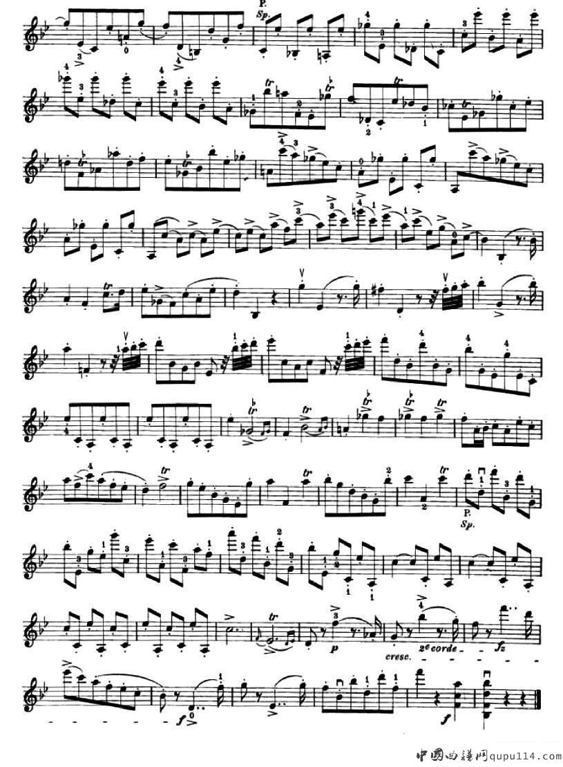 24首小提琴练习曲之21