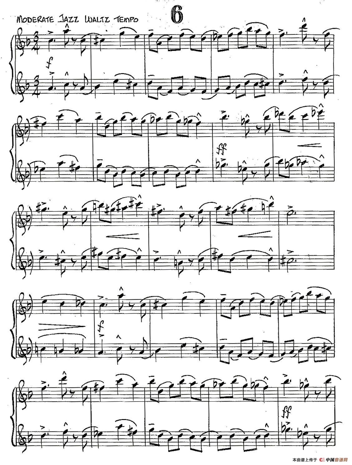 Jazz Conception For Saxophone Duets - 6（二重奏）