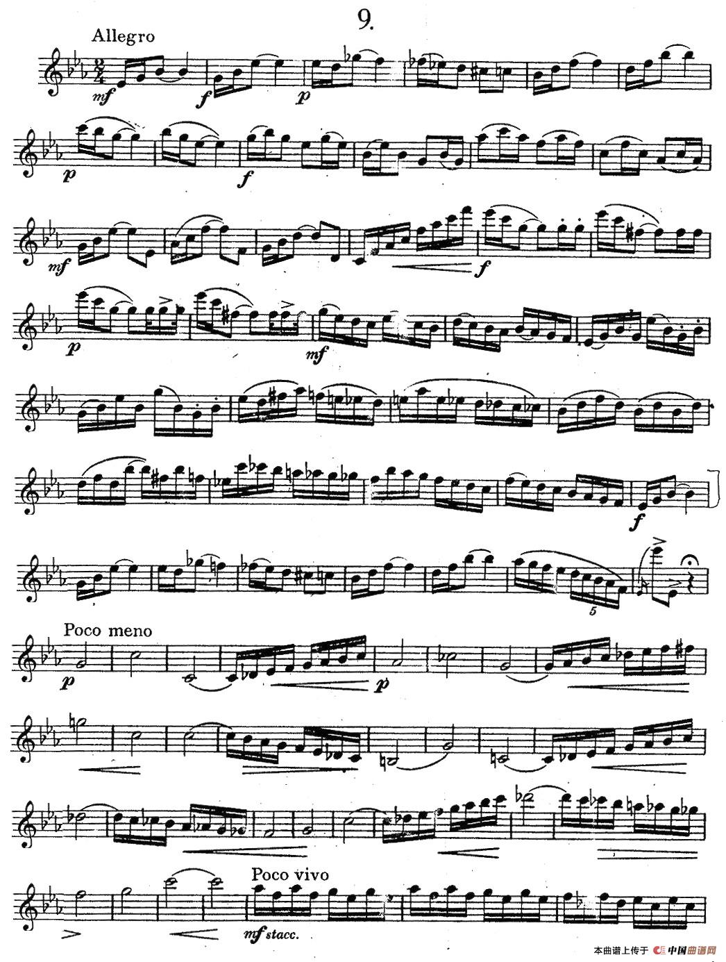 奇特克-萨克斯练习曲之九（ETUDY PRO SAXOPHON - FR