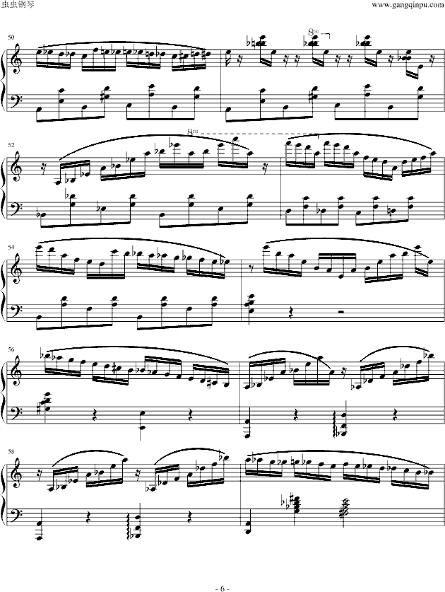 野蜂飞舞-爵士版钢琴谱