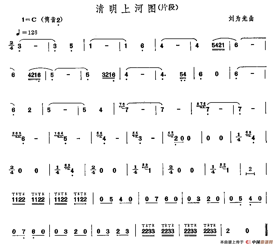 清明上河图（片段）（洞箫）