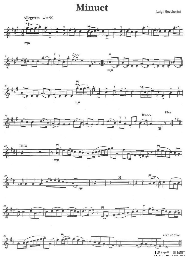 MINUET（小步舞曲）