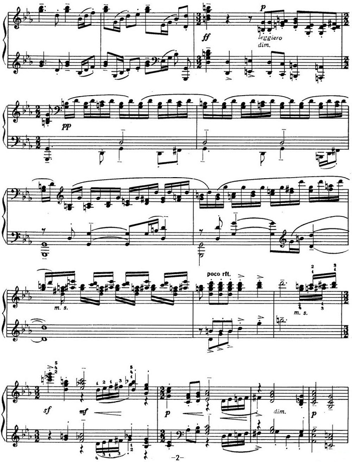 拉赫玛尼诺夫 音画练习曲6或7 Etudes tableaux Op.33 No.6