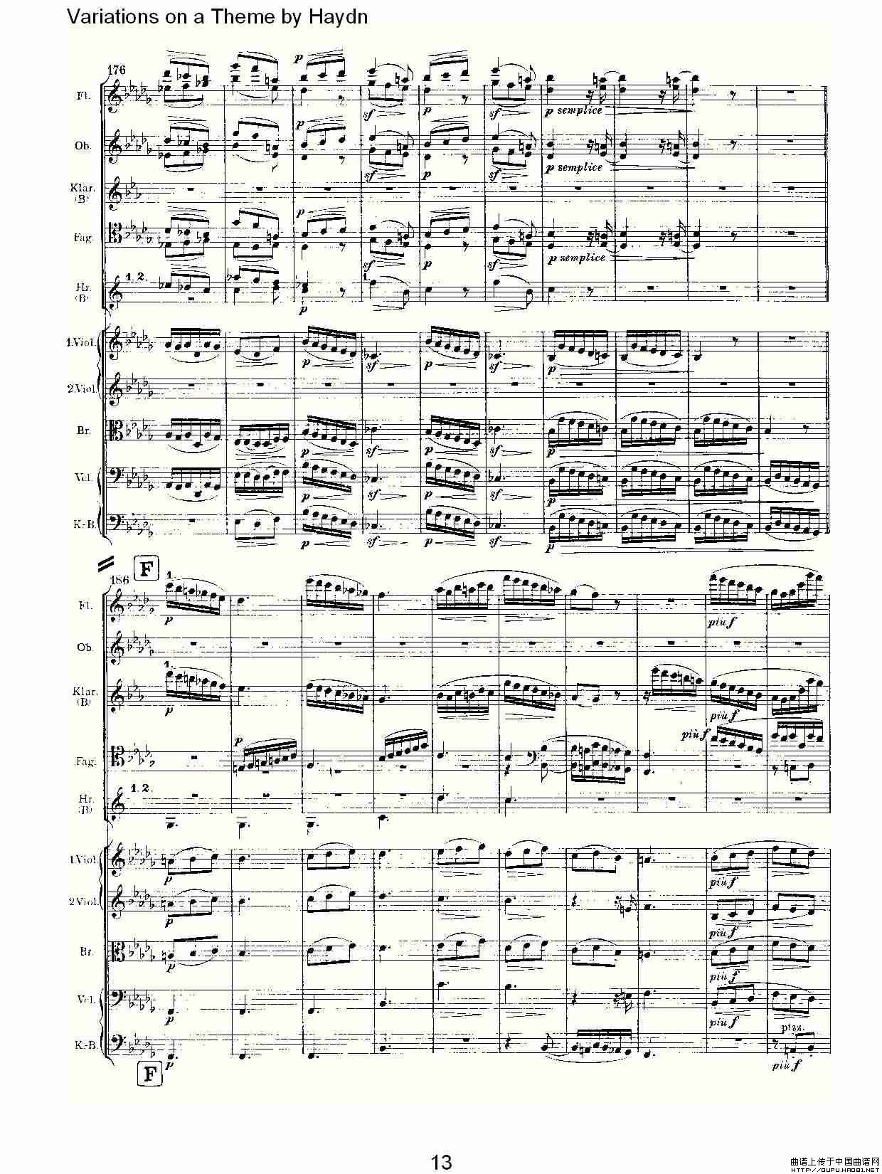 Variations on a Theme by Haydn   海顿主旋律变奏曲（一