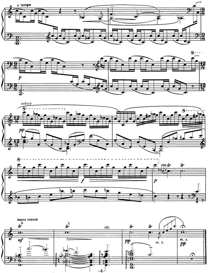 拉赫玛尼诺夫 音画练习曲2 Etudes tableaux Op.33 No.2