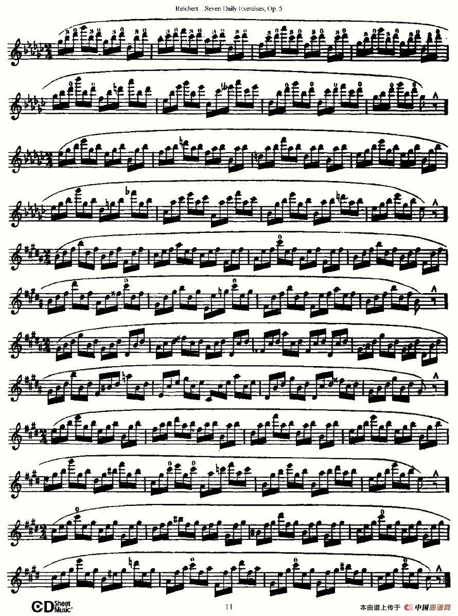 Seven Daily Exercises, Op.5（每日练习七首，作品5号）