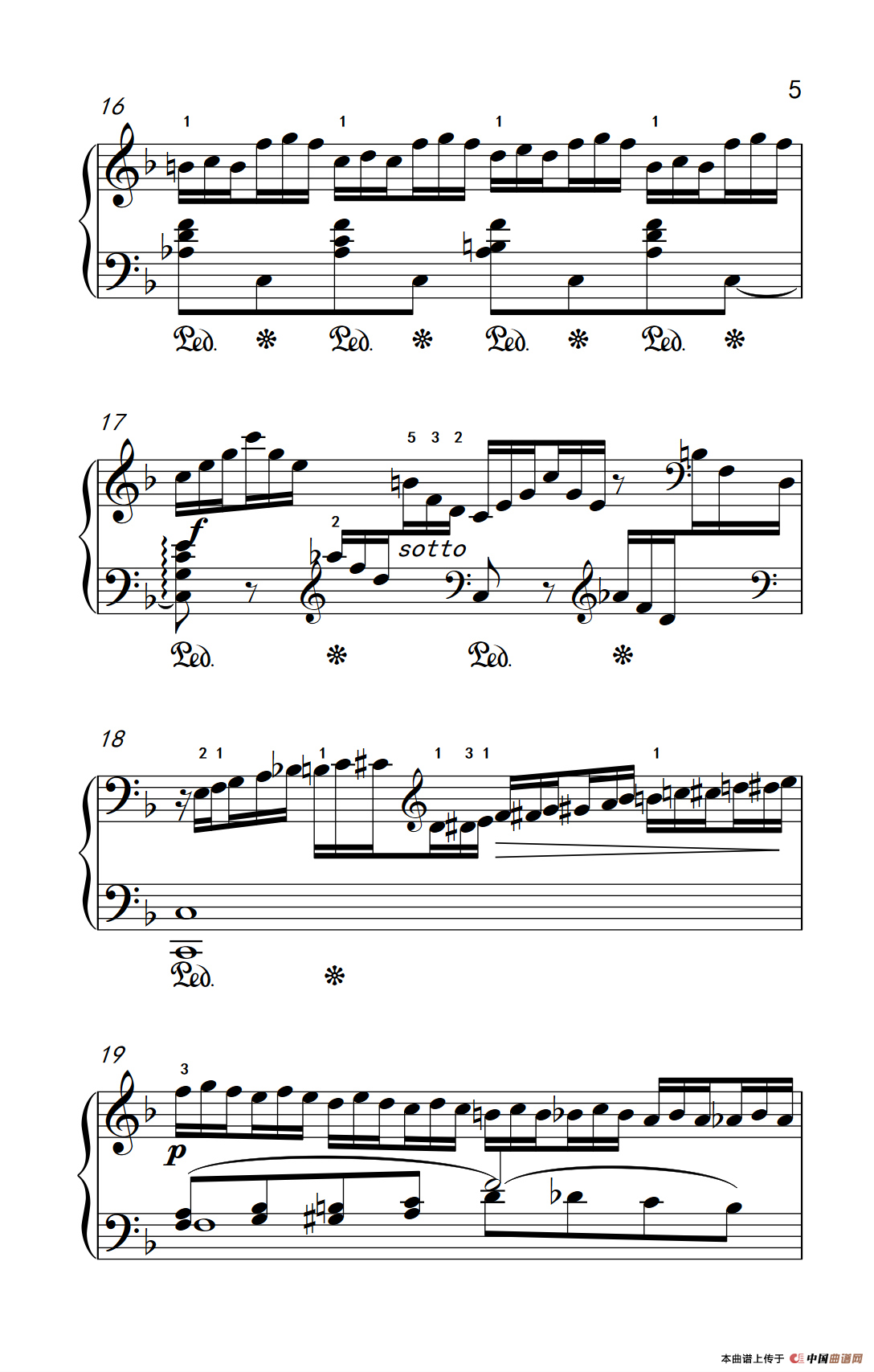 莫什科夫斯基 钢琴练习曲（第六首）