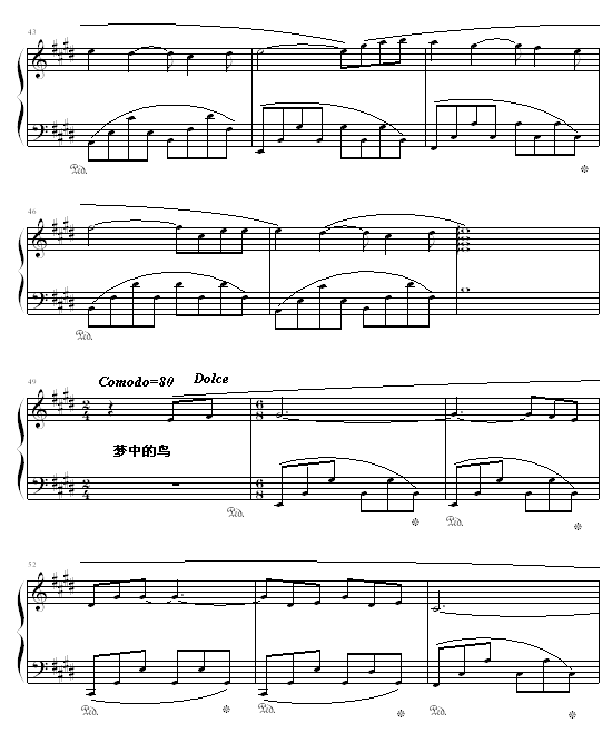 理查德钢琴曲杂集钢琴谱