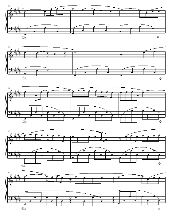 理查德钢琴曲杂集钢琴谱