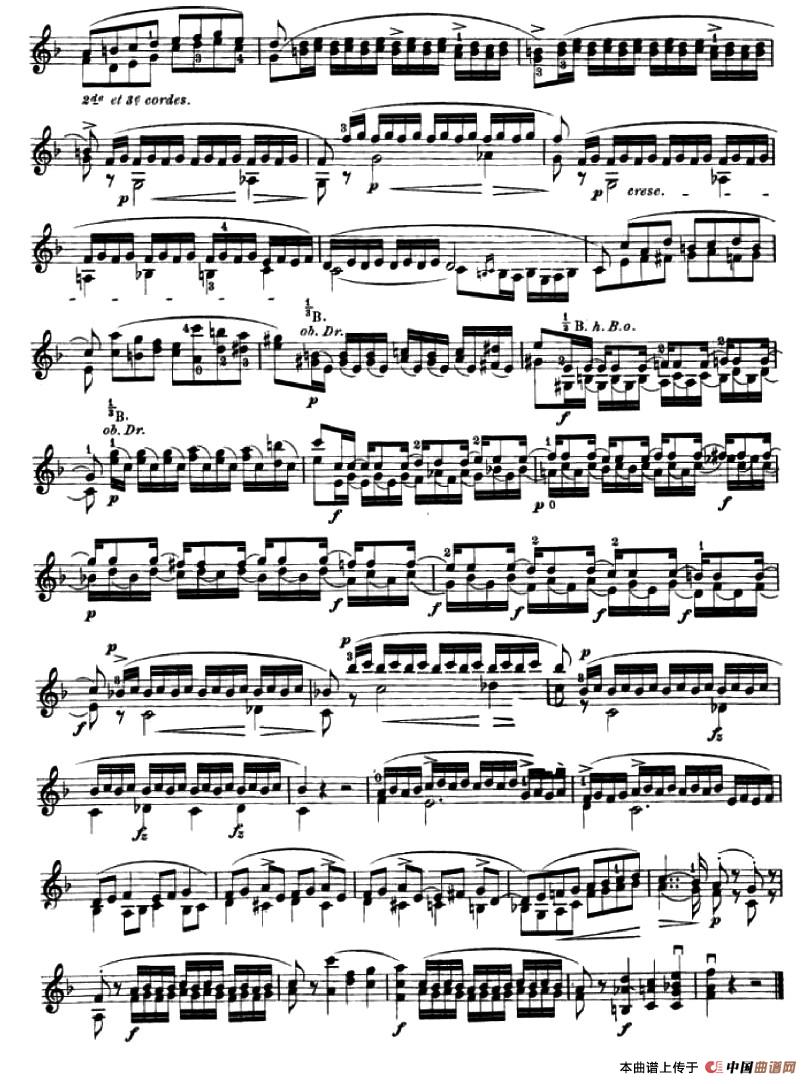 24首小提琴练习曲之23小提琴谱