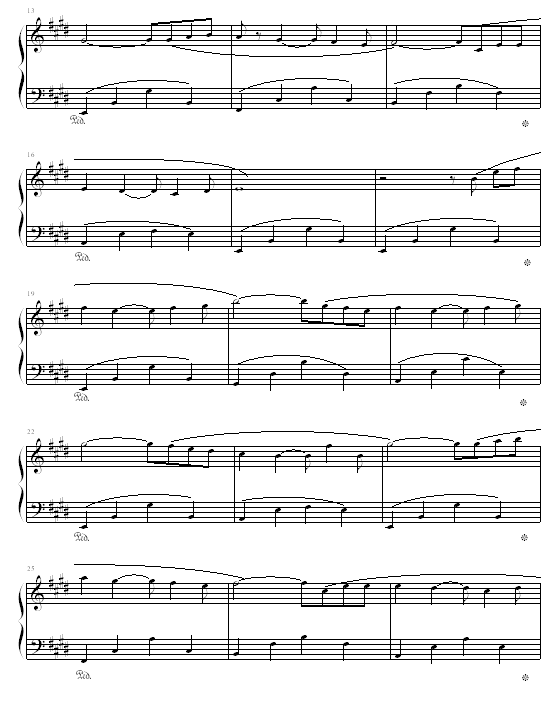 理查德钢琴曲杂集钢琴谱