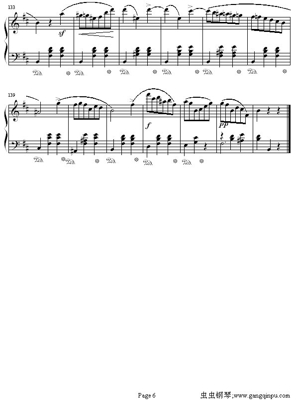 b小调圆舞曲Op.69 No.2钢琴谱