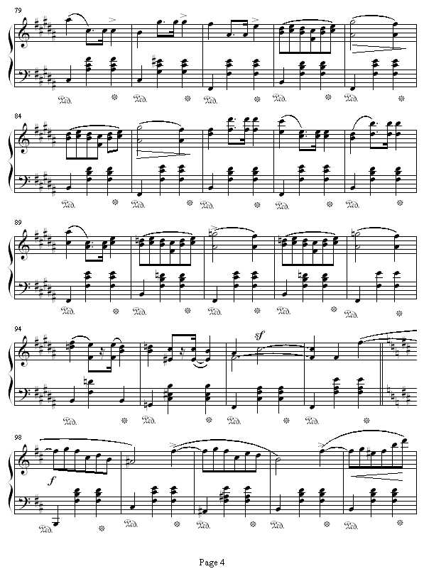 b小调圆舞曲Op.69 No.2钢琴谱