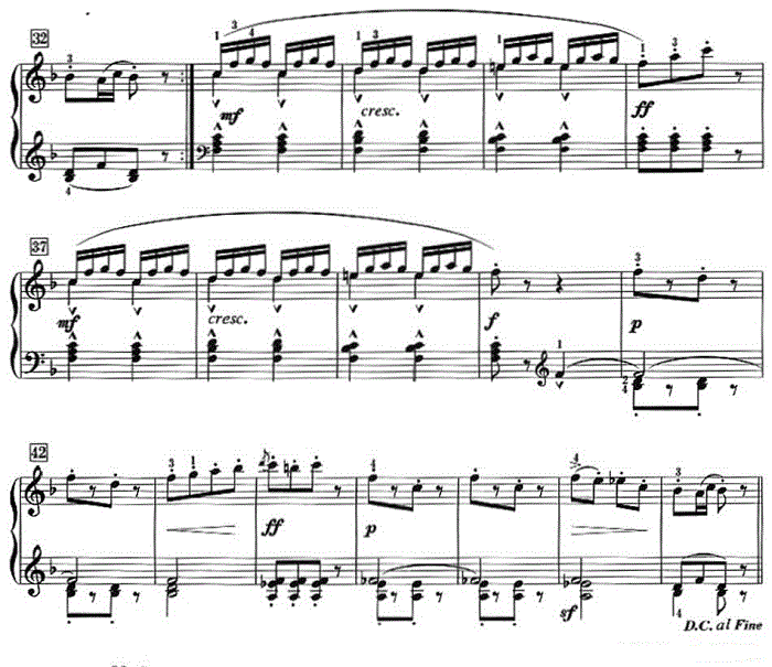 50首莱蒙钢琴练习曲 作品37（NO.29）