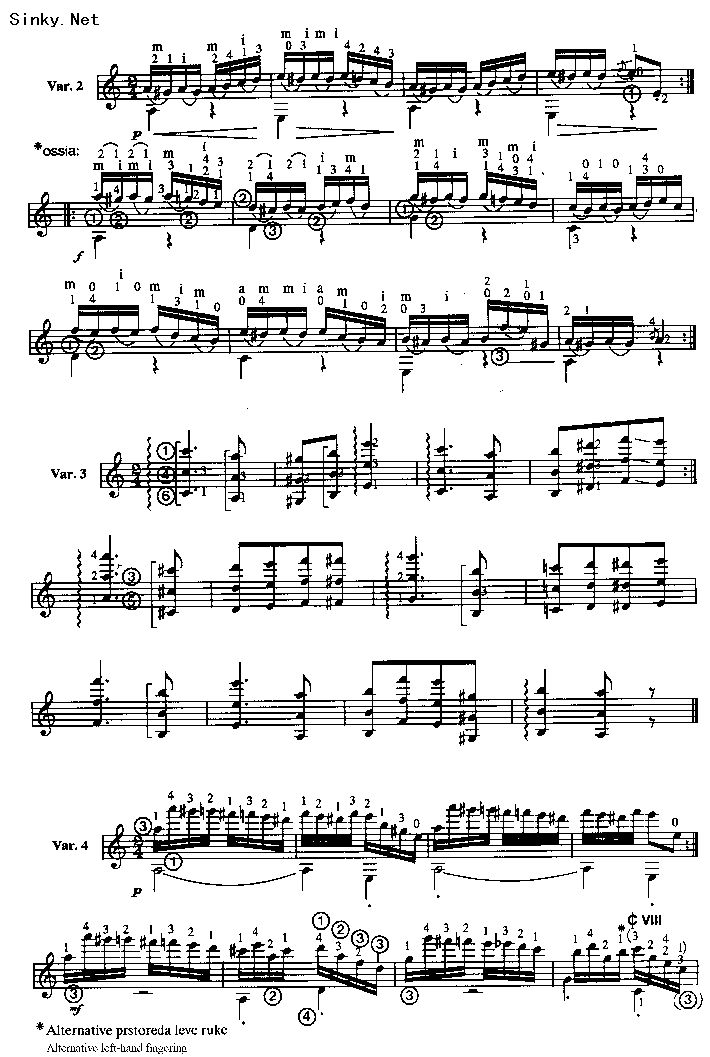 随想曲24号1吉他谱