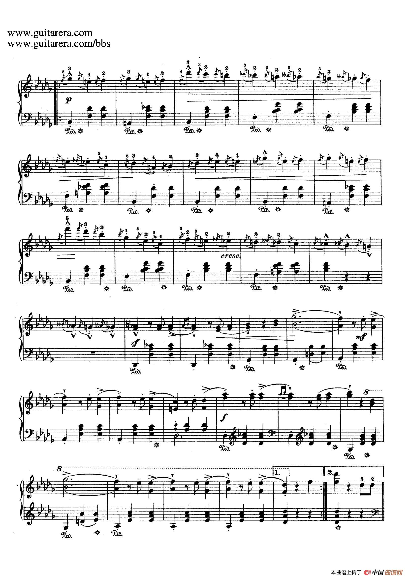 Grande Valse Brillante in E-flat Major Op.18 （降E大调华丽