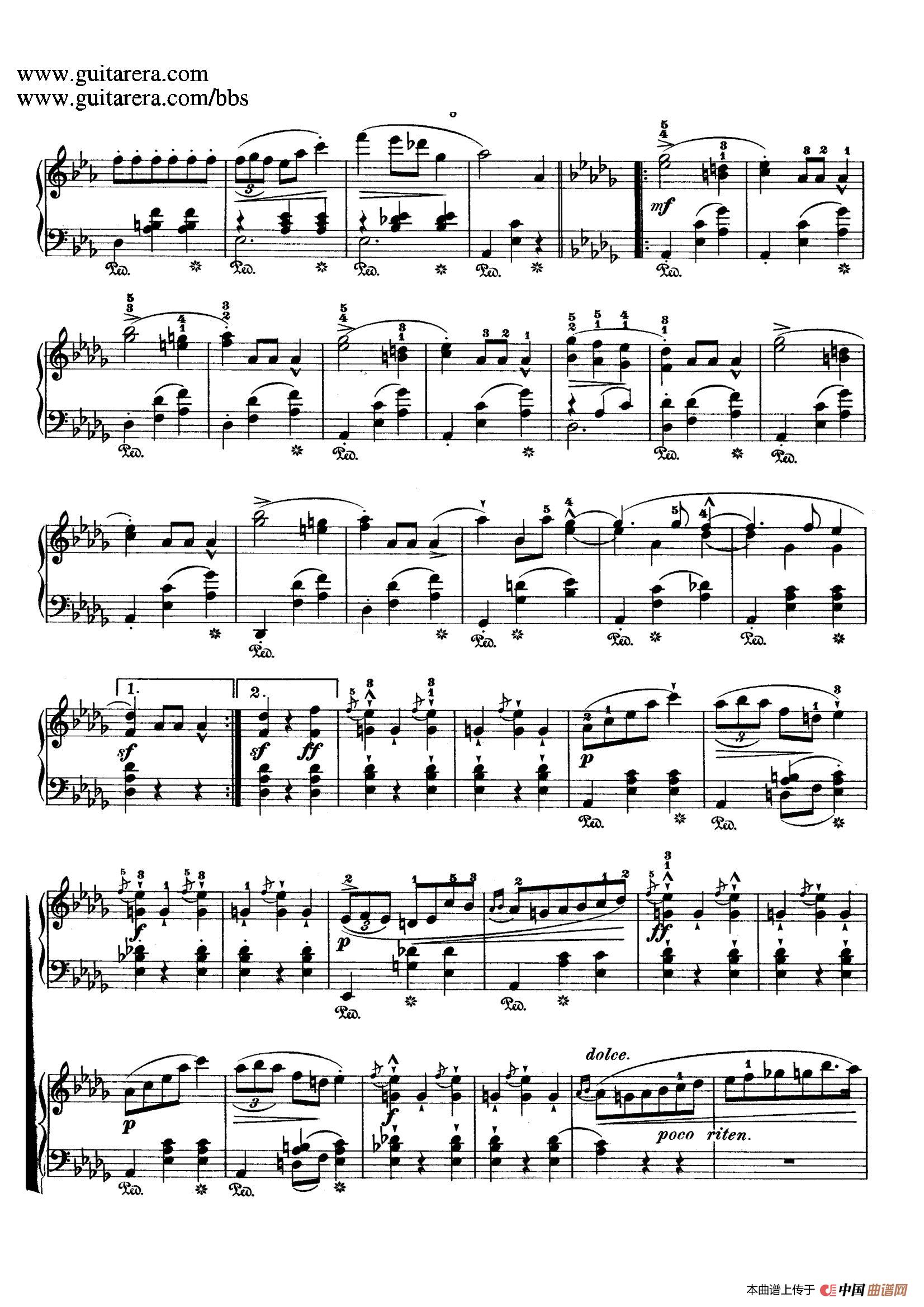 Grande Valse Brillante in E-flat Major Op.18 （降E大调华丽