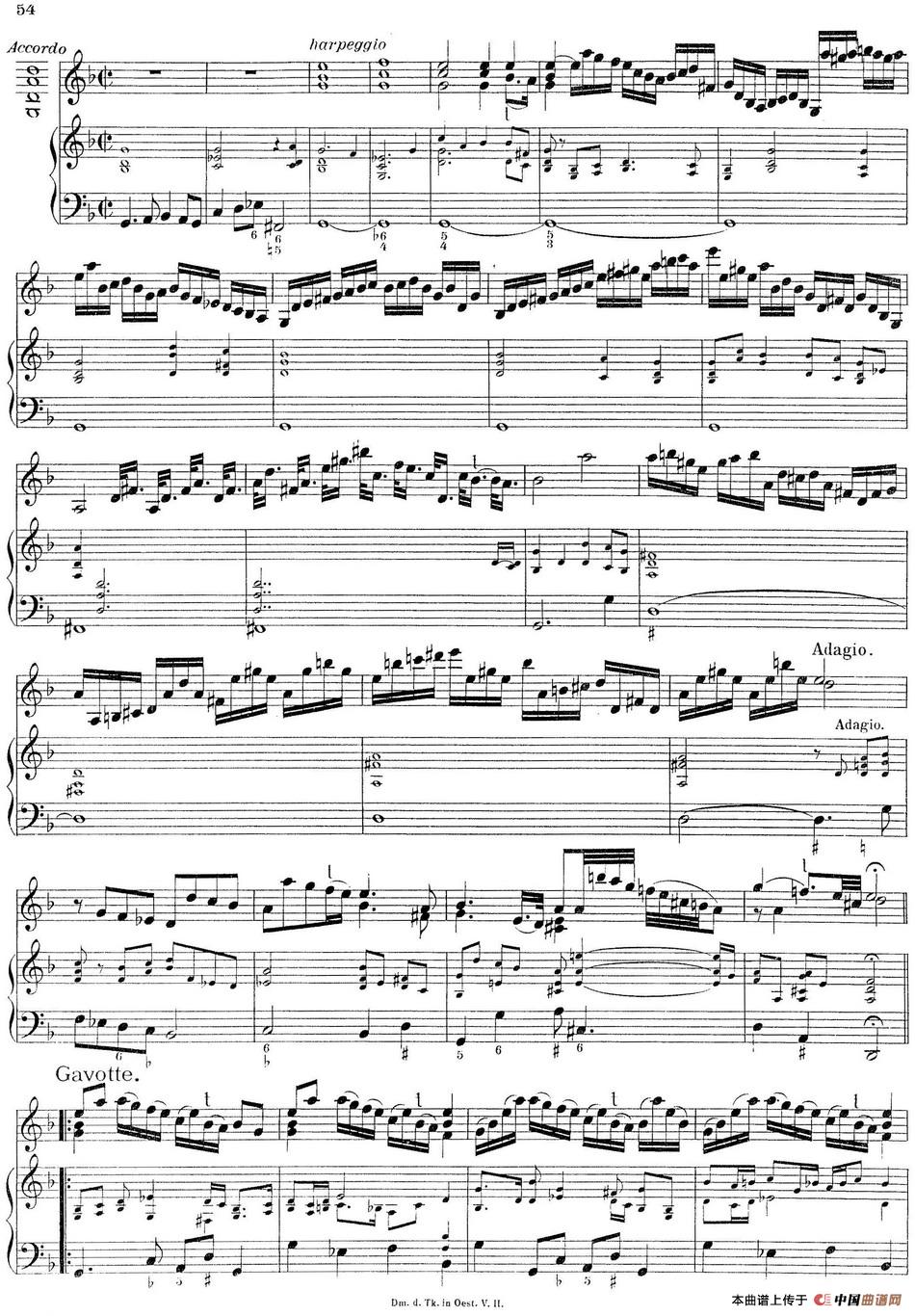 Biber Violin Sonata VI（小提琴+钢琴伴奏）