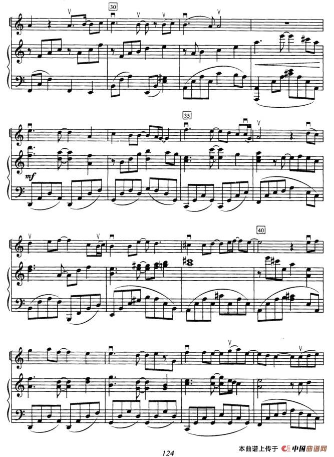 分手吧（选自《悲伤恋歌》）（小提琴+钢琴伴奏）小提琴谱