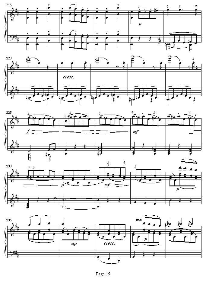 A大调钢琴奏鸣曲K331-寒风钢琴谱