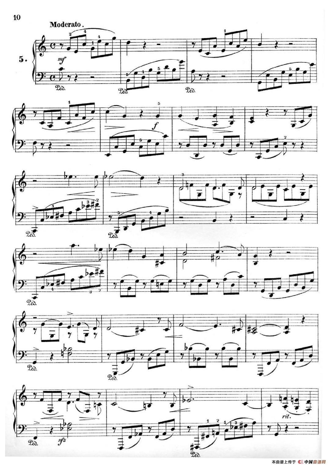 36 Etudes Rhythmiques et Melodiques Op.105（36首节奏与旋律