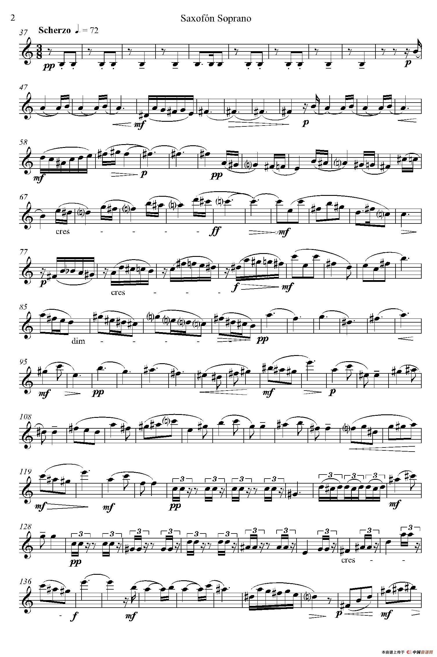 IMPROMTUS（高音萨克斯分谱））萨克斯谱
