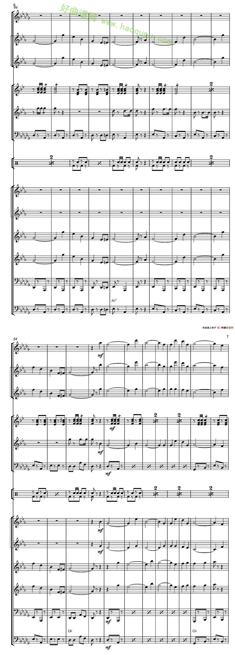 《俄罗斯进行曲》（marche-834）手风琴曲谱第4张