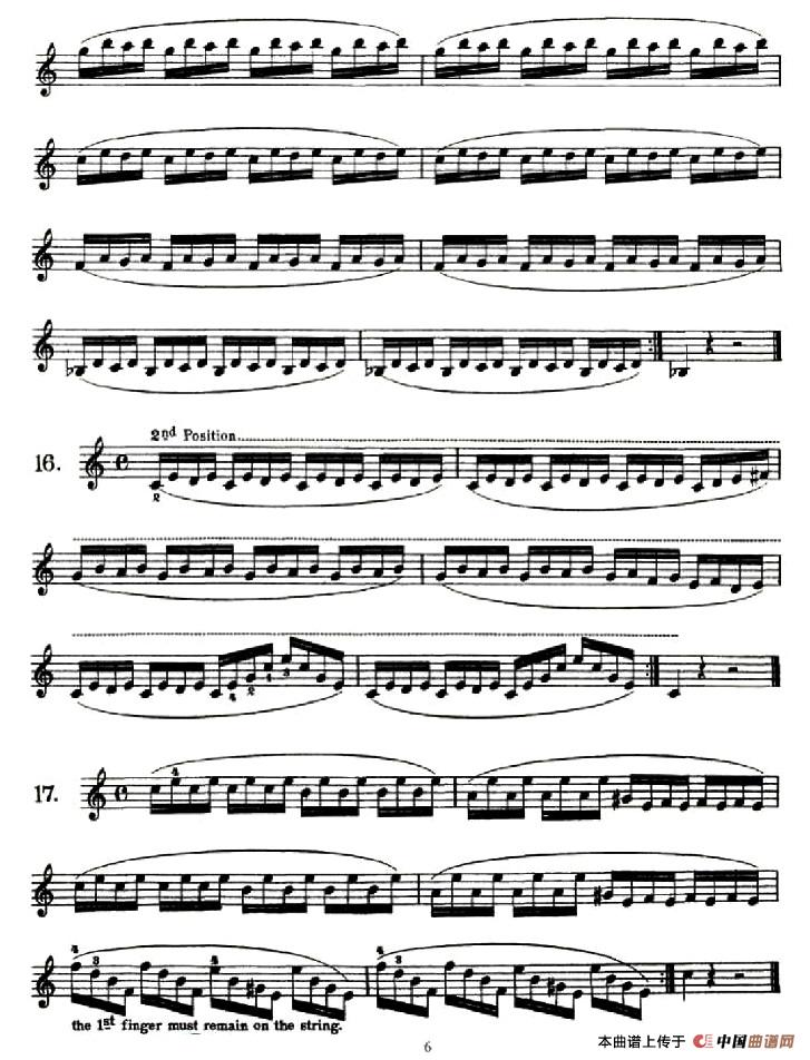 Op. 74（小提琴技巧练习13——22）小提琴谱