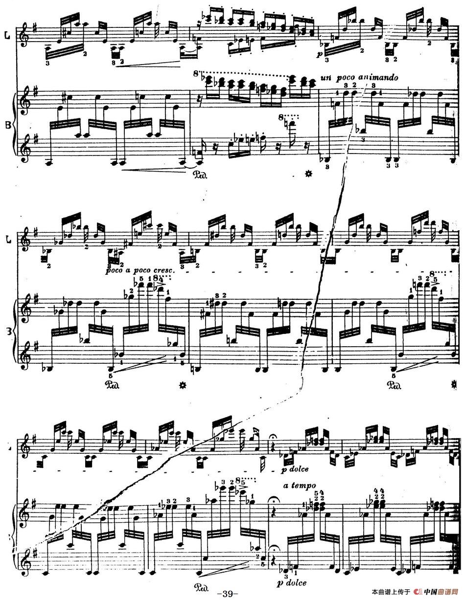 6首帕格尼尼大练习曲（Arpeggio Etude Nr.4）