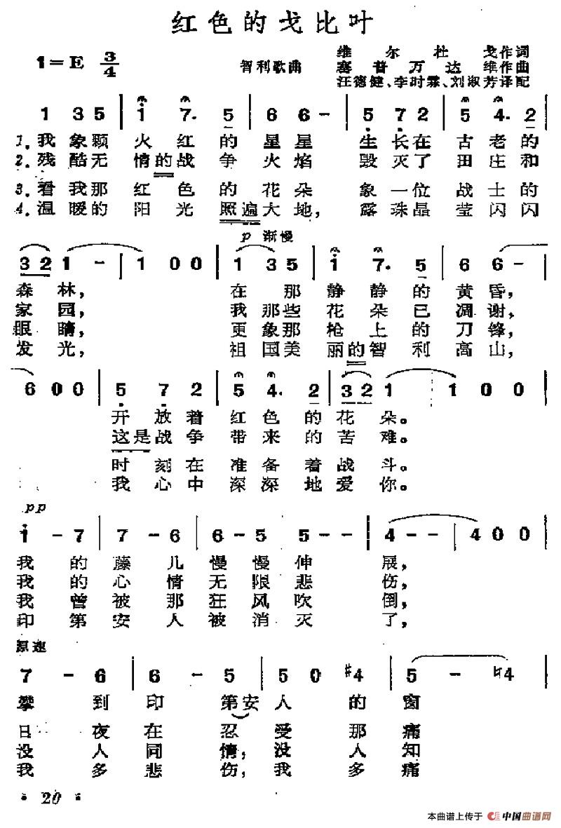 [智利]红色的戈比叶