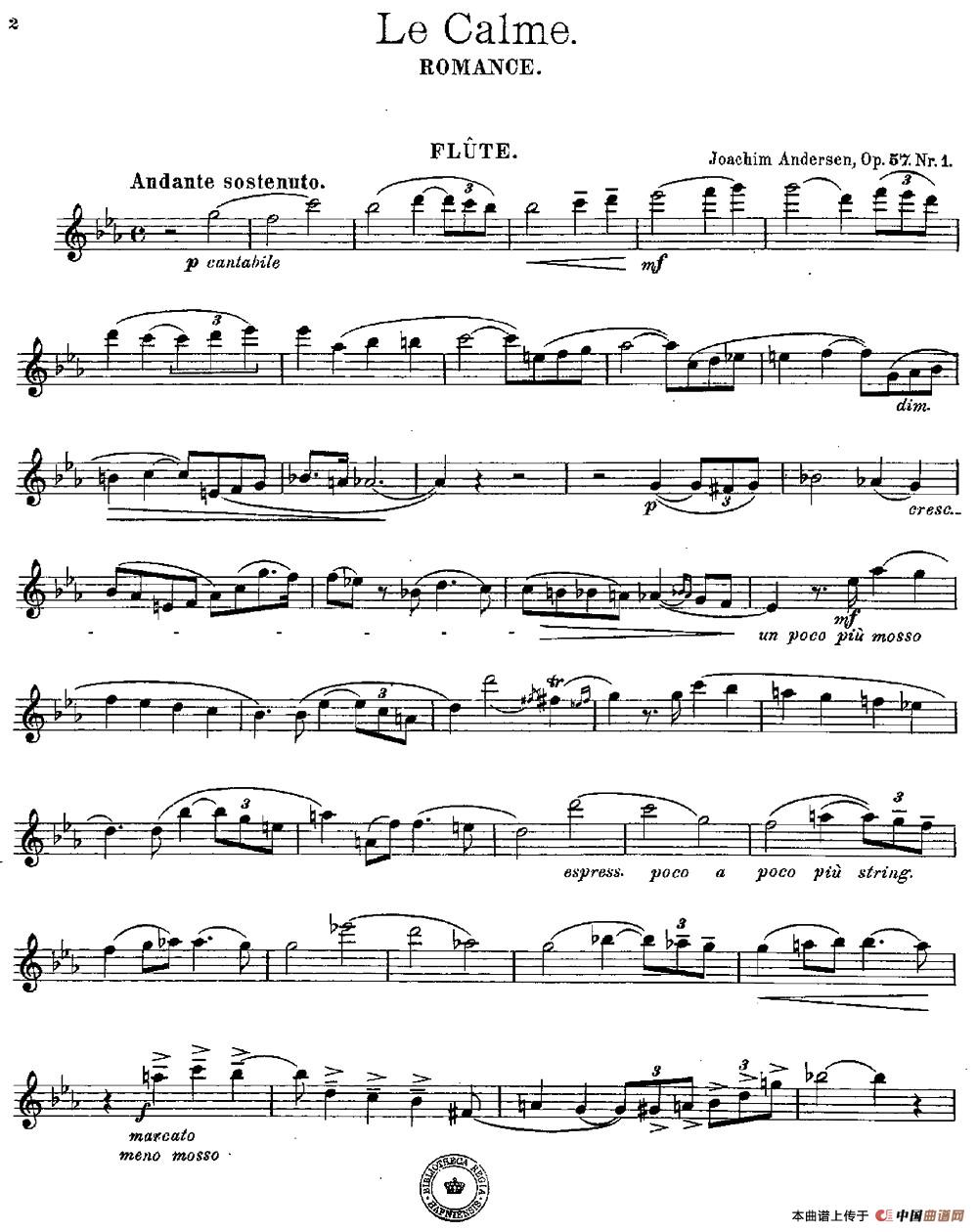 Le Calme（Op.57 No.1）