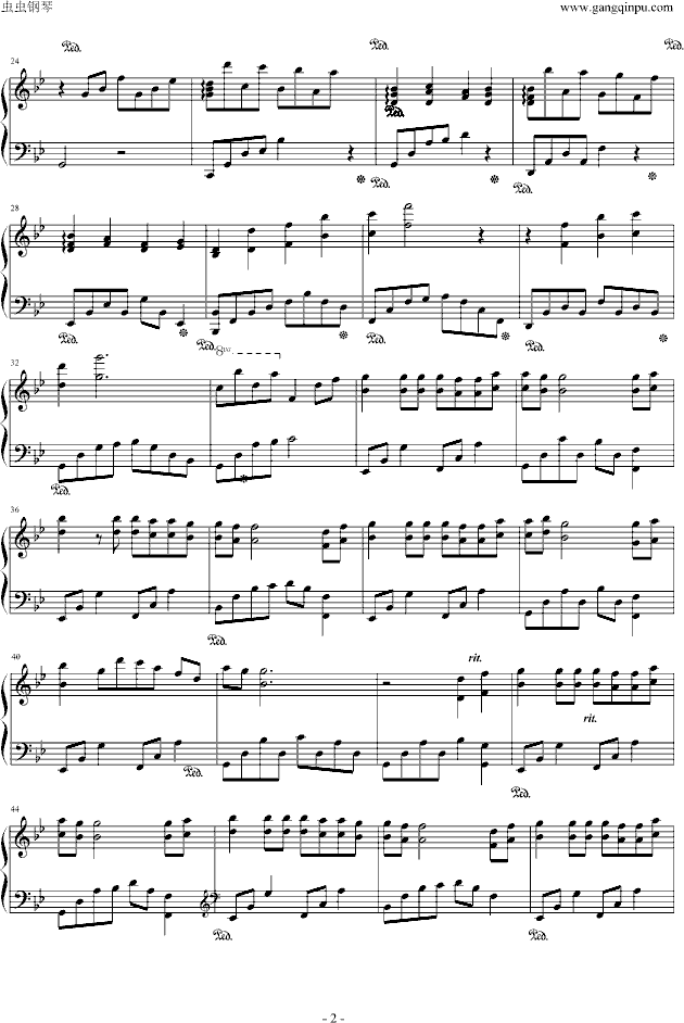 《1945》海角七号——吕圣斐版钢琴谱