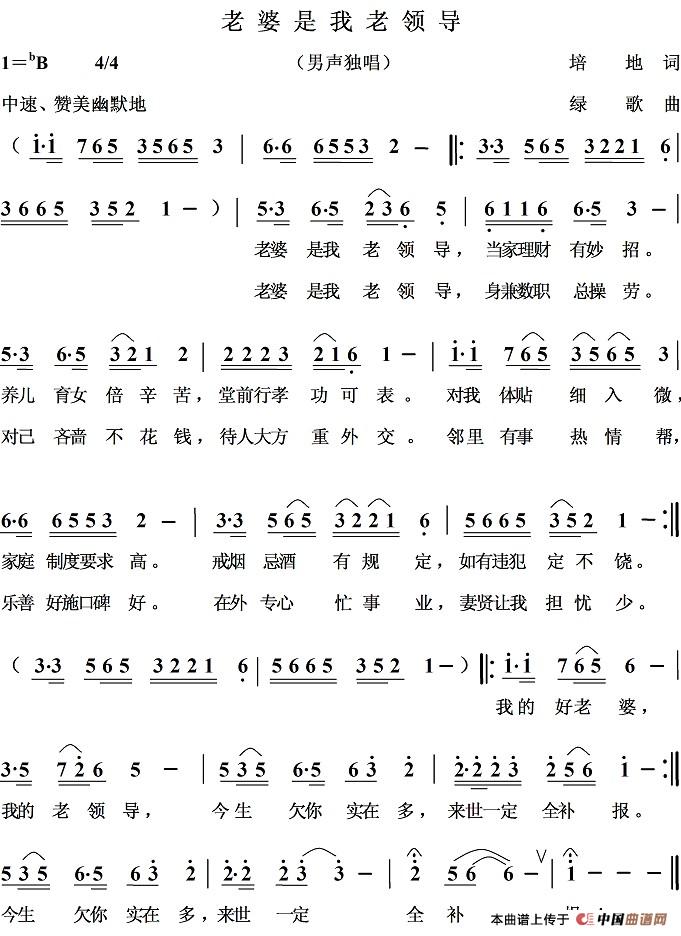 老婆是我老领导
