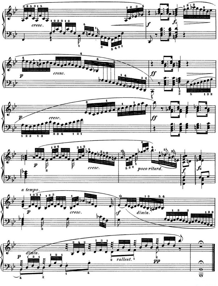 巴赫《平均律钢琴曲集·第一卷》之前奏曲（NO.21）