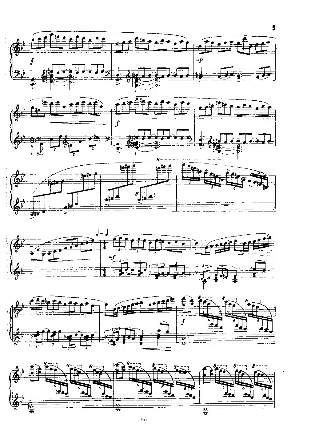 山泉（钢琴独奏曲）钢琴谱