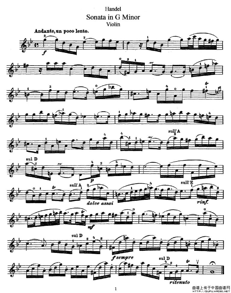 Sonata in G Minor