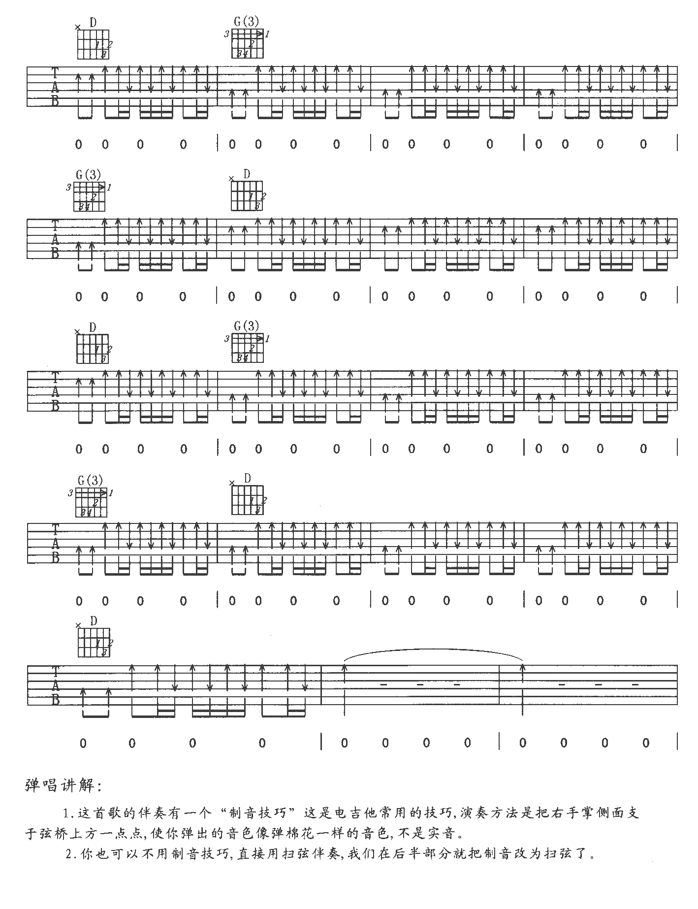 那一天02吉他谱