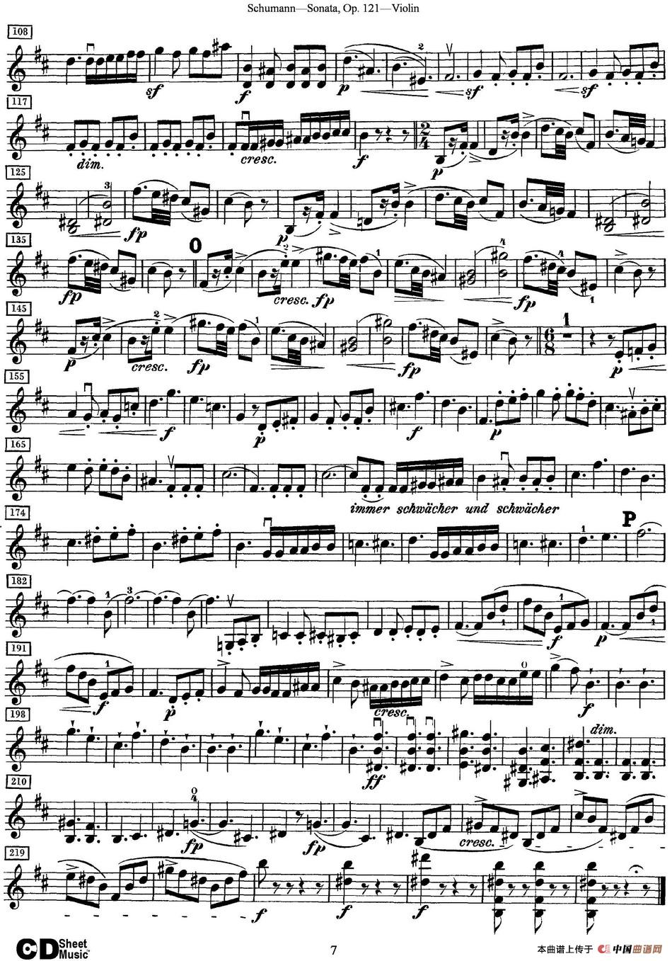 Violin Sonata Op.121