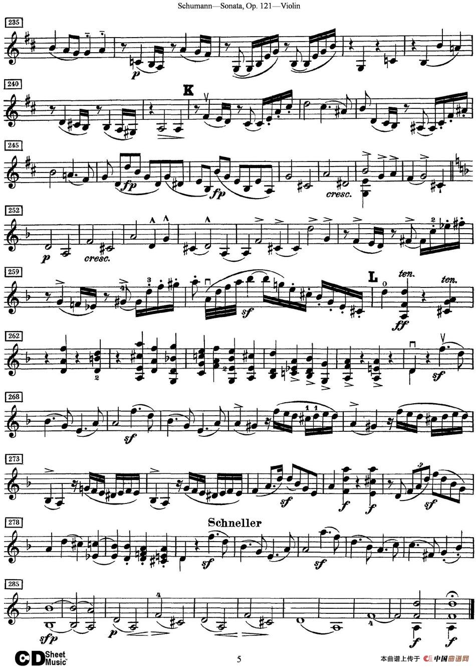 Violin Sonata Op.121