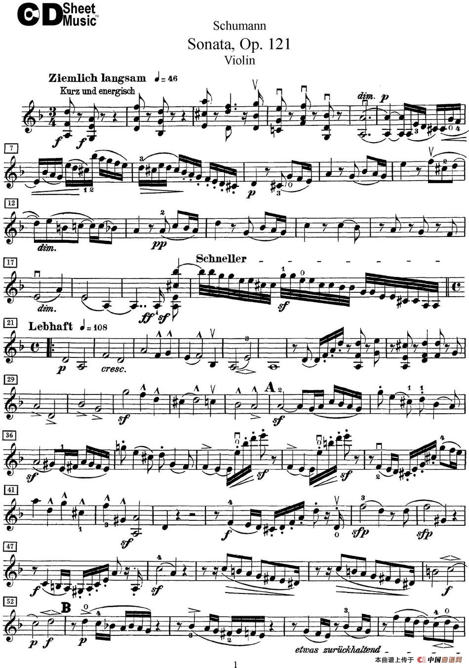 Violin Sonata Op.121