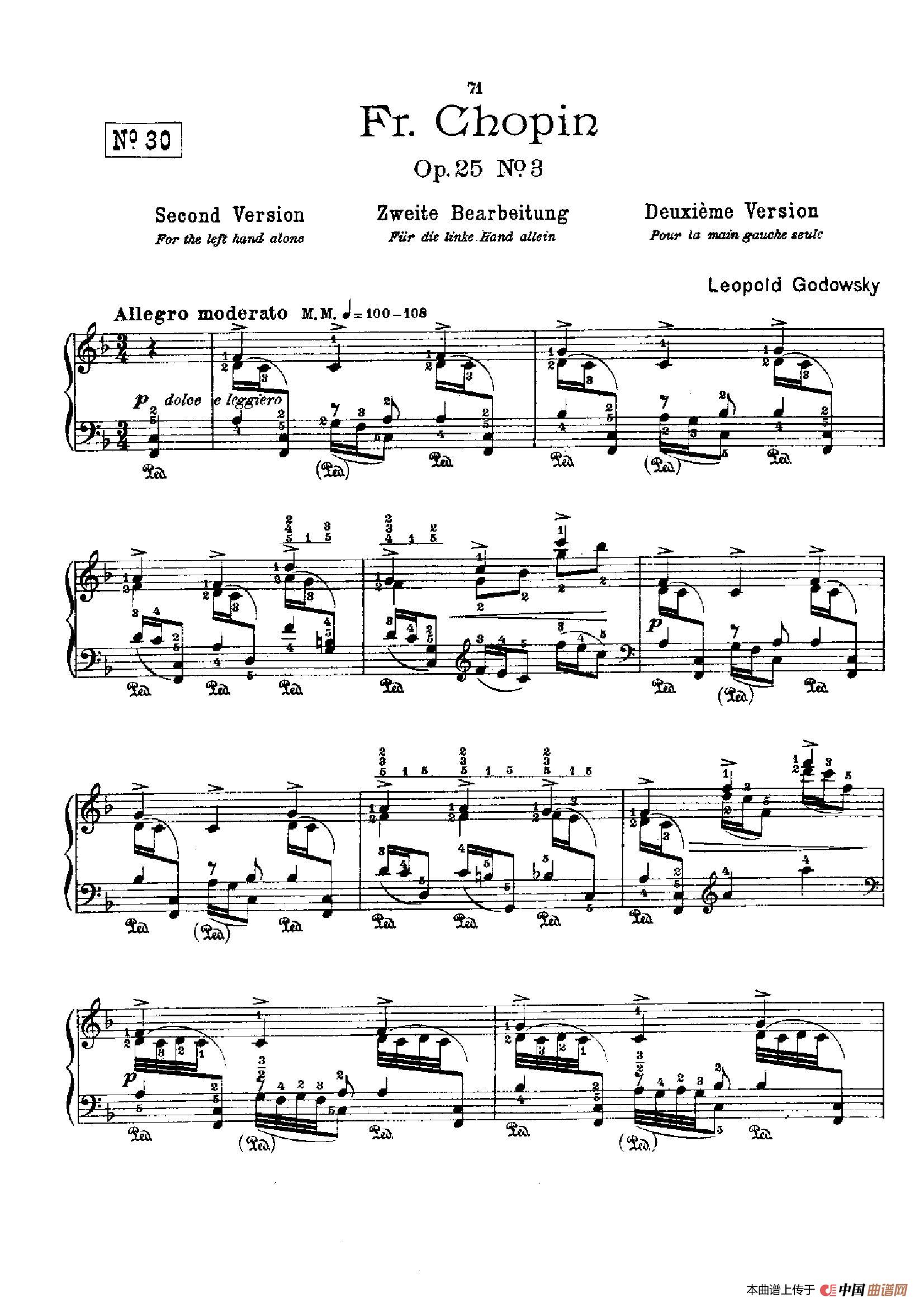 53首以肖邦练习曲为素材而作的练习曲（No.30）