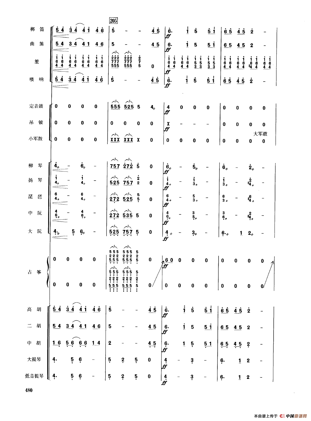 香江情（民乐合奏总谱）