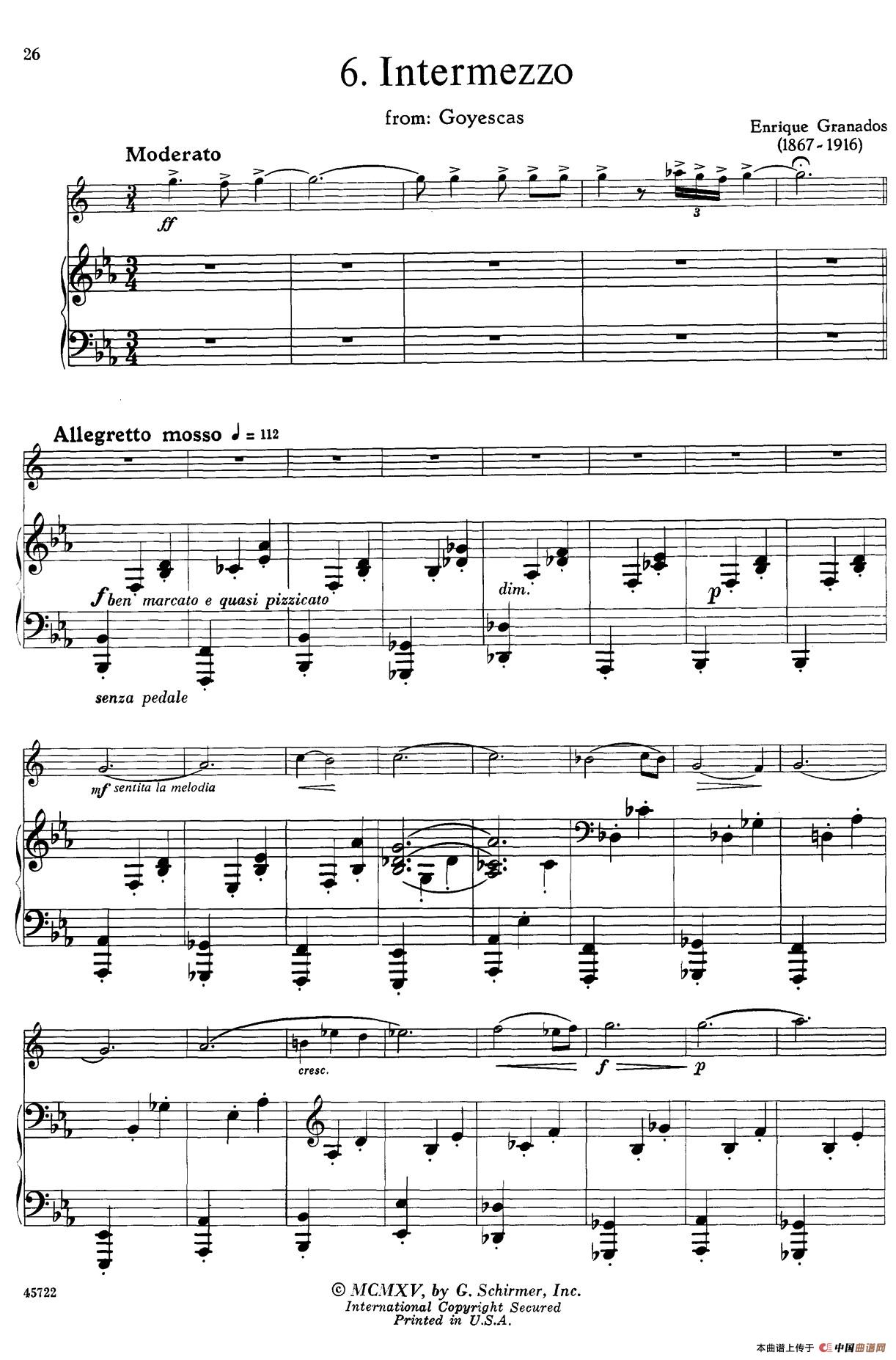 15首古典萨克斯独奏曲：6、Intermezzo（中音萨克斯
