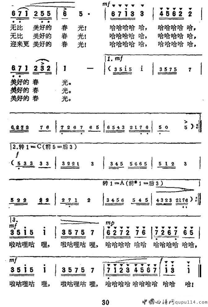 林中的小鸟在歌唱（电影《海上升明月》插曲）