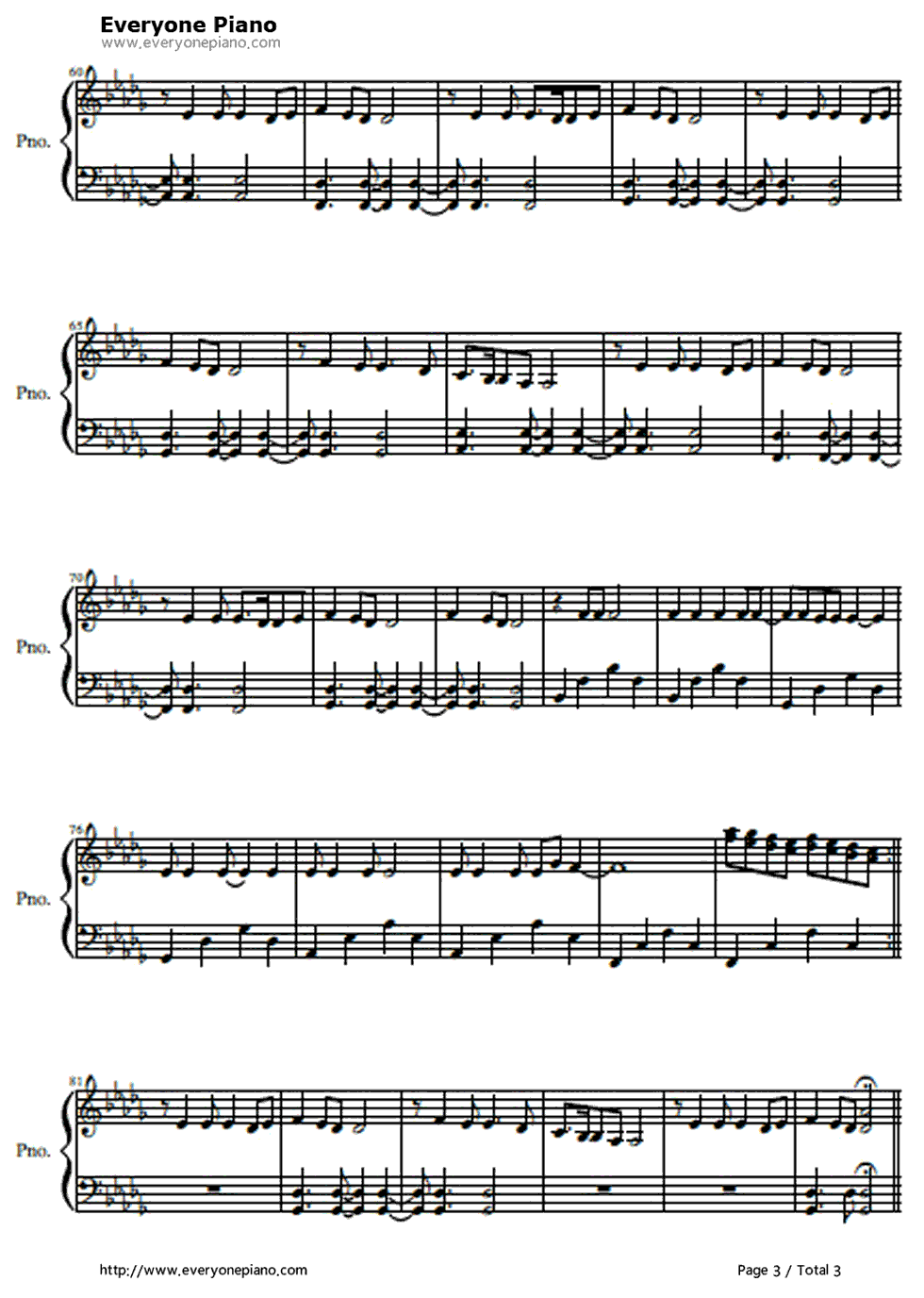 《Chandelier》（Sia演唱）钢琴谱