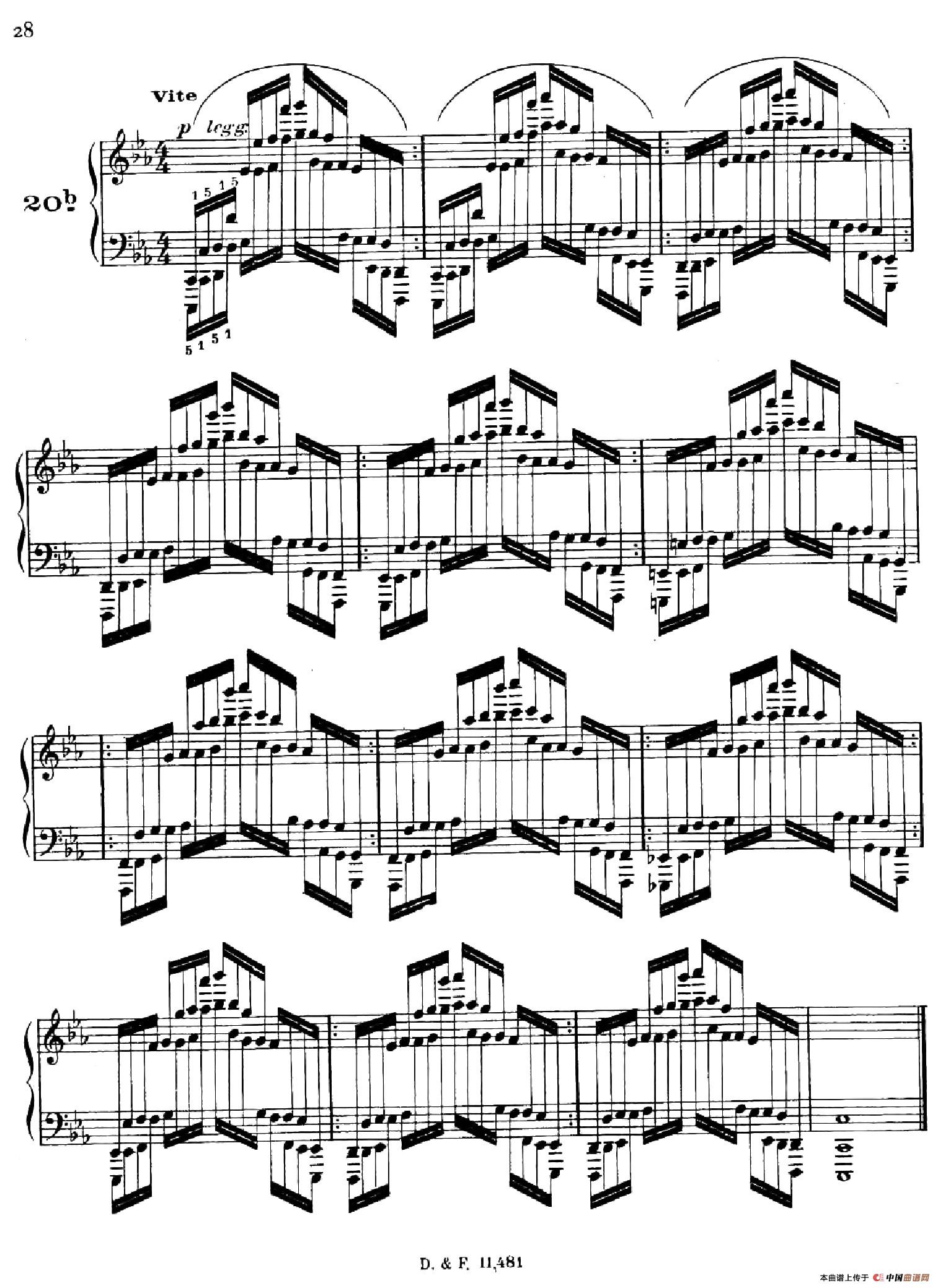 51 Exercises, WoO 6（51首钢琴练习 19—25）