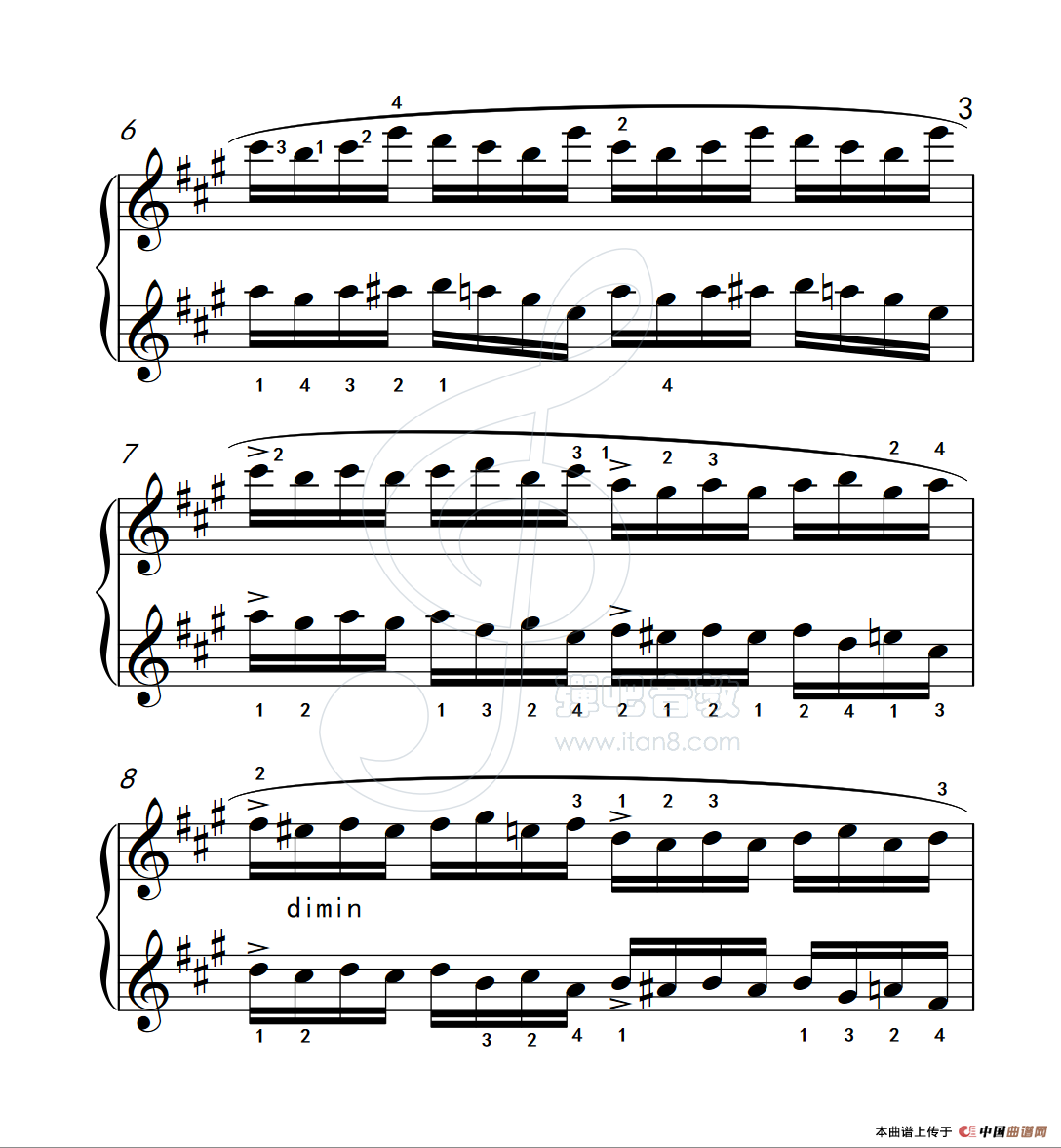 练习曲 4（克拉莫钢琴练习曲60首）