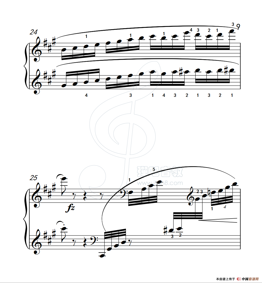 练习曲 4（克拉莫钢琴练习曲60首）